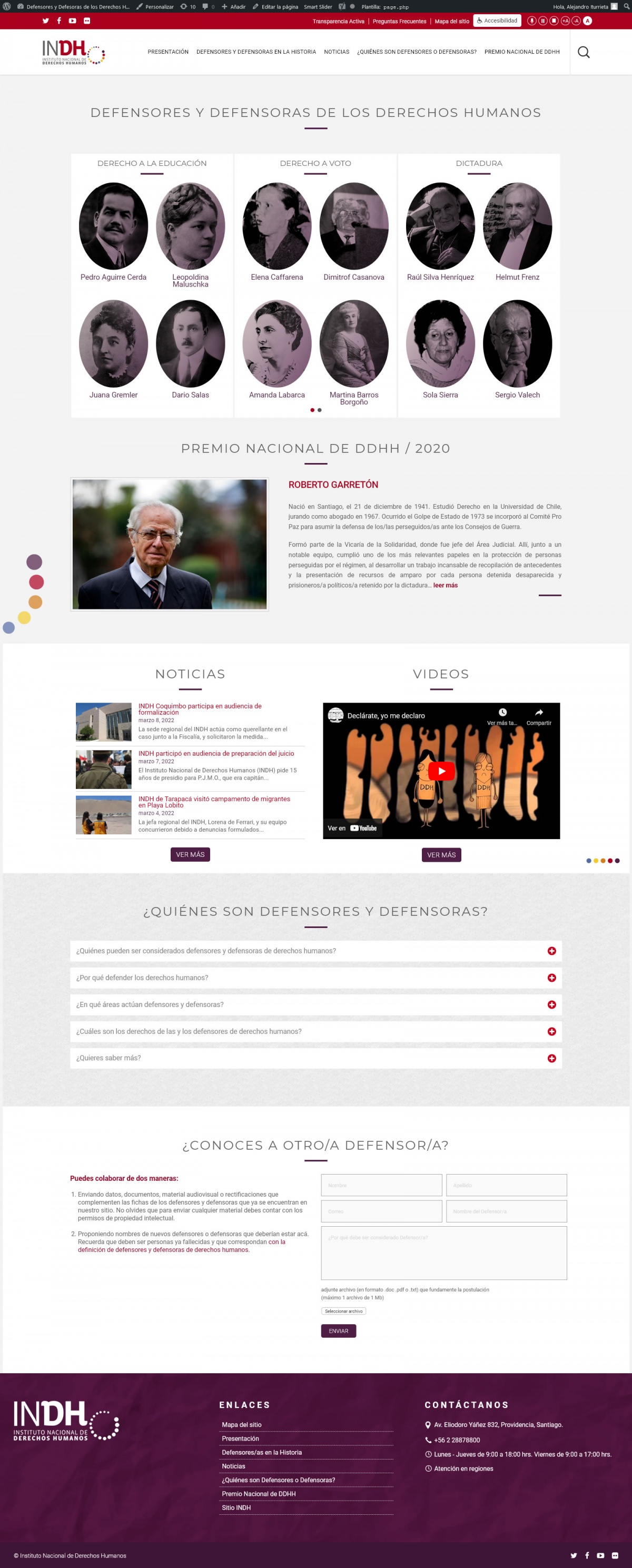 08. Instituto nacional de Derechos Humanos